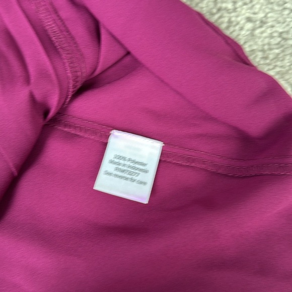 Nine West Pleated Pink/Purple Pleated Blouse Size L - Picture 6 of 7